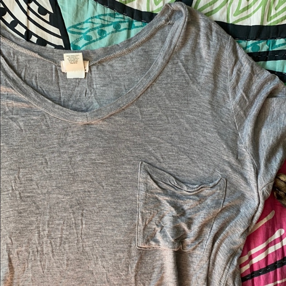 Loose grey top, brand new